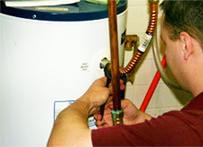 Repairing a water heater in Lodi California